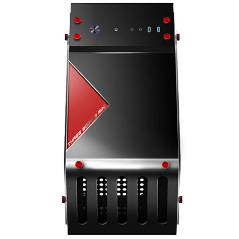 Чехол для компьютерных игр MATX двусторонний прозрачный чехол из закаленного