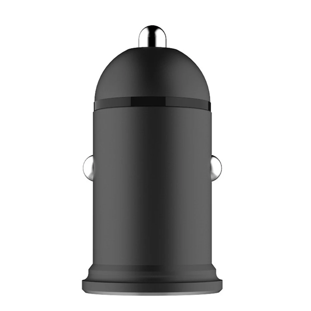 Мини-Переходник USB для зарядки в машине 2.4A Универсальный двойной USB телефон автомобильное зарядное устройство автомобильные аксессуары