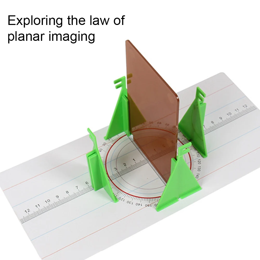 Kit d'expérimentation optique de laboratoire fongique, ensemble de banc optique, lentille concave et convexe, imagerie sténopé, curseur de cadran de réflexion de lumière