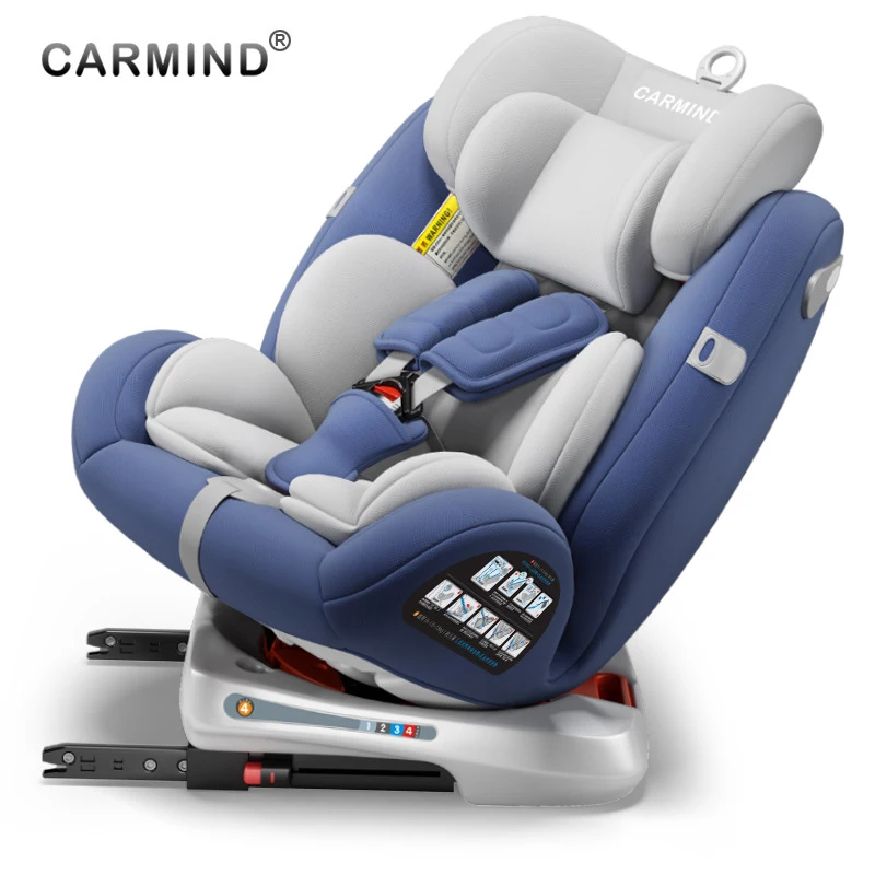 Детское автокресло Carmin. Регулируемое автомобильное кресло ISOFIX для детей 0 12