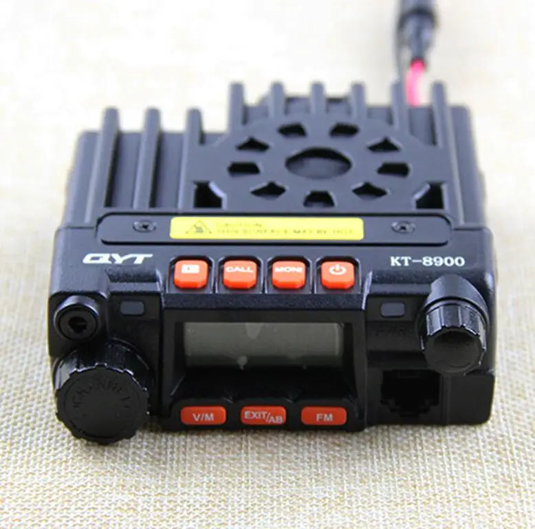 Original Mini Mobile Radio Dual Band QYT KT-8900 25W Walkie Talkie 136-174MHz 400-480Mhz Mobile Transceiver