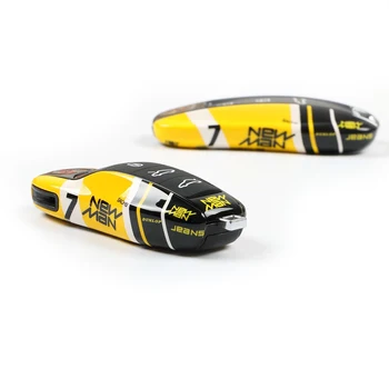 

Key cover for Porsche Panamera Cayenne 971 911 9YA Macan Boxster key case shell fob remote key glossy matte yellow 7 key button