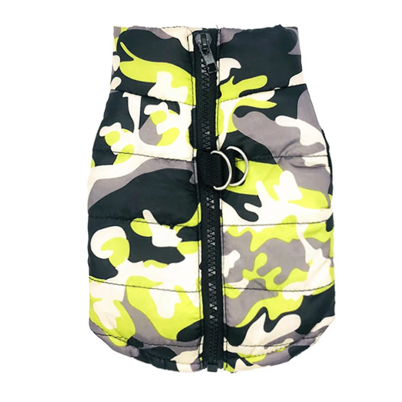 Jungle Camo Водонепроницаемая куртка для собак, зимняя одежда для щенков, камуфляжная куртка для маленьких собак, чихуахуа, одежда для йоркширского терьера - Цвет: Jungle Camo