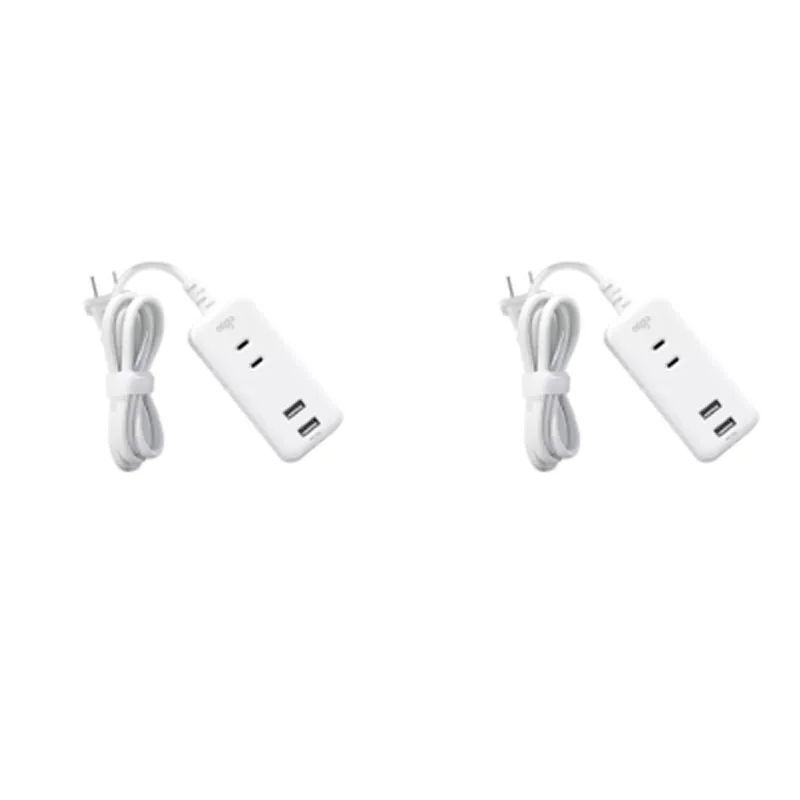 Xiaomi Aigo F0320 розетка USB Смарт Быстрая зарядка портативный удлинитель 2 AC 3USB порта штепсельная розетка от Youpin - Цвет: 2pcs