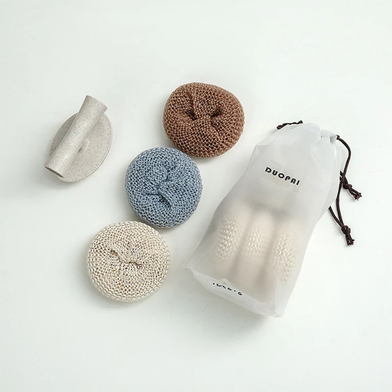 Сменная нанометровая кухонная щетка с 3 шт. бытовой щеткой для мытья посуды