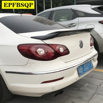 

For Carbon fiber rear roof spoiler lip wings for Volkswagen VW Passat CC Sandard 2009-2018 R Style