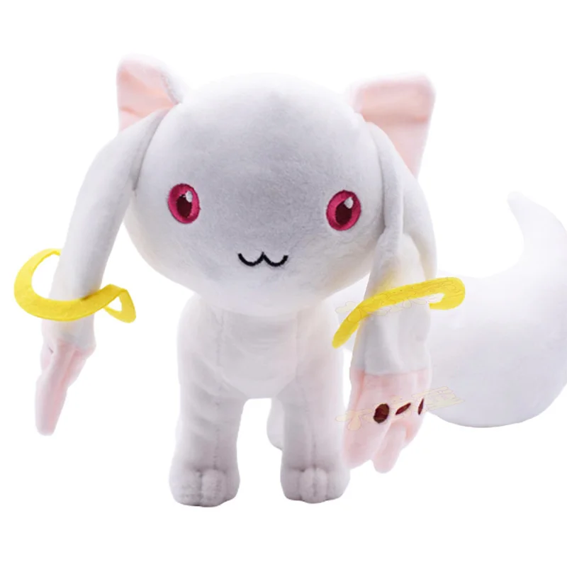 Hot Anime Puella Magi Madoka Magica Magic Kyubey Cat Plush Toy Doll Cosplay 20cm
