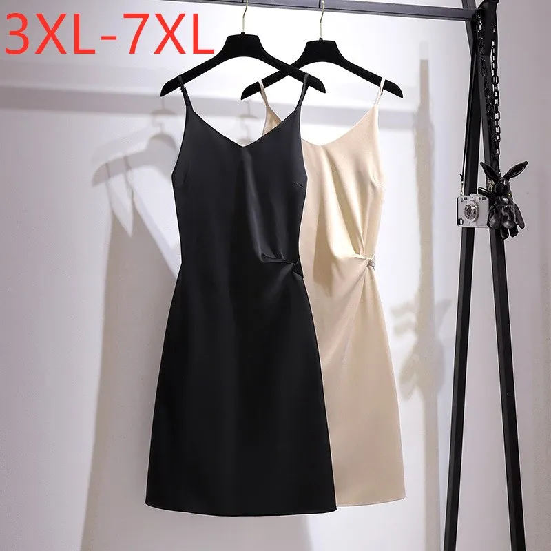 

Женское платье без рукавов, большие размеры 3XL, 4XL, 5XL, 6XL, 7XL