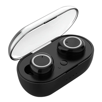 

TWS01 Bluetooth Earphones Fingerprint Press Wireless Earbuds Stereo Noise Cancelling Gaming Headset