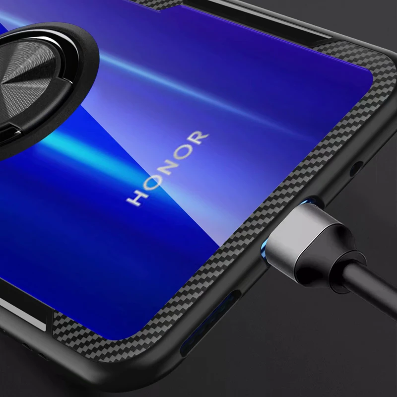 Прозрачный чехол для телефона huawei Nova 5 T, чехол из прозрачного поликарбоната+ углеродного волокна, полное защитное кольцо, чехол для huawei Nova 5, чехол