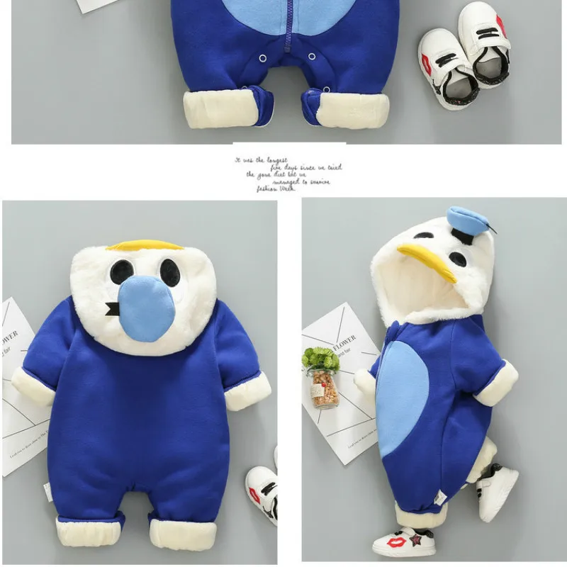 2019 Детский комбинезон зимние комбинезоны для новорожденных Комбинезоны