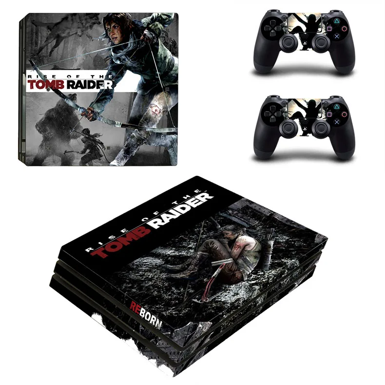 YSP4P-1790 Tomb Raider PS4 Pro стикер s PS 4 Play станция 4 Pro виниловые наклейки на кожу наклейки для playstation 4 Pro консоль и контроллер - Цвет: YSP4P-1790