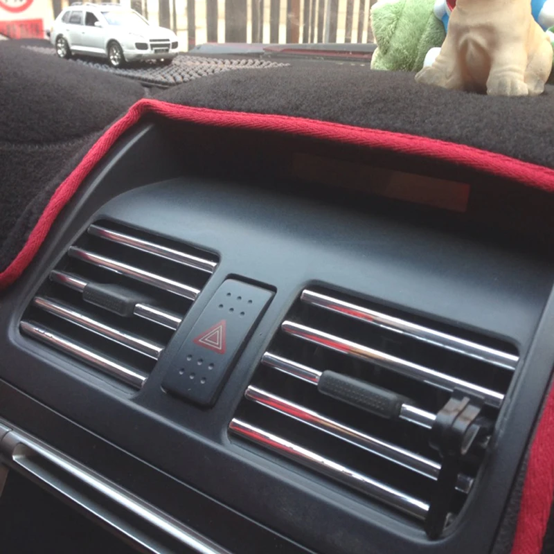 3 м интерьер вентиляционное отверстие переключатель на решетке обод отделка на выходе украшения полосы литье хром серебро для Ford Focus Fusion Escort Kuga