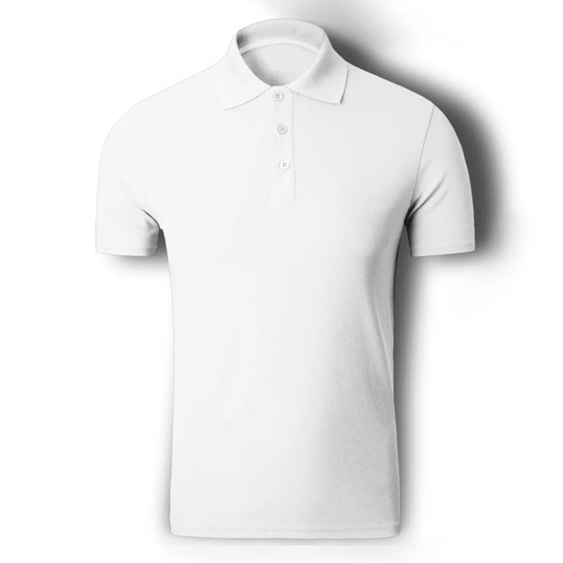 White Модная мужская Однотонная футболка с коротким рукавом - Цвет: White