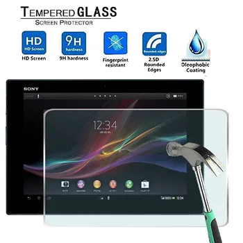 

For Sony Xperia Tablet Z -Premium Tablet 9H Tempered Glass Screen Protector Film Protector Guard Cover
