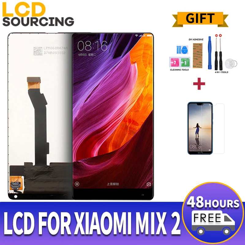 5,9" ЖК-дисплей для XIAOMI Mix 2 lcd сенсорный экран дигитайзер в сборе с рамкой для MI MIX 2 lcd MIX2 lcd Замена