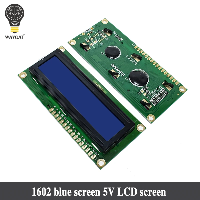 iic i2c 1602 lcd module blue screen library files supplier