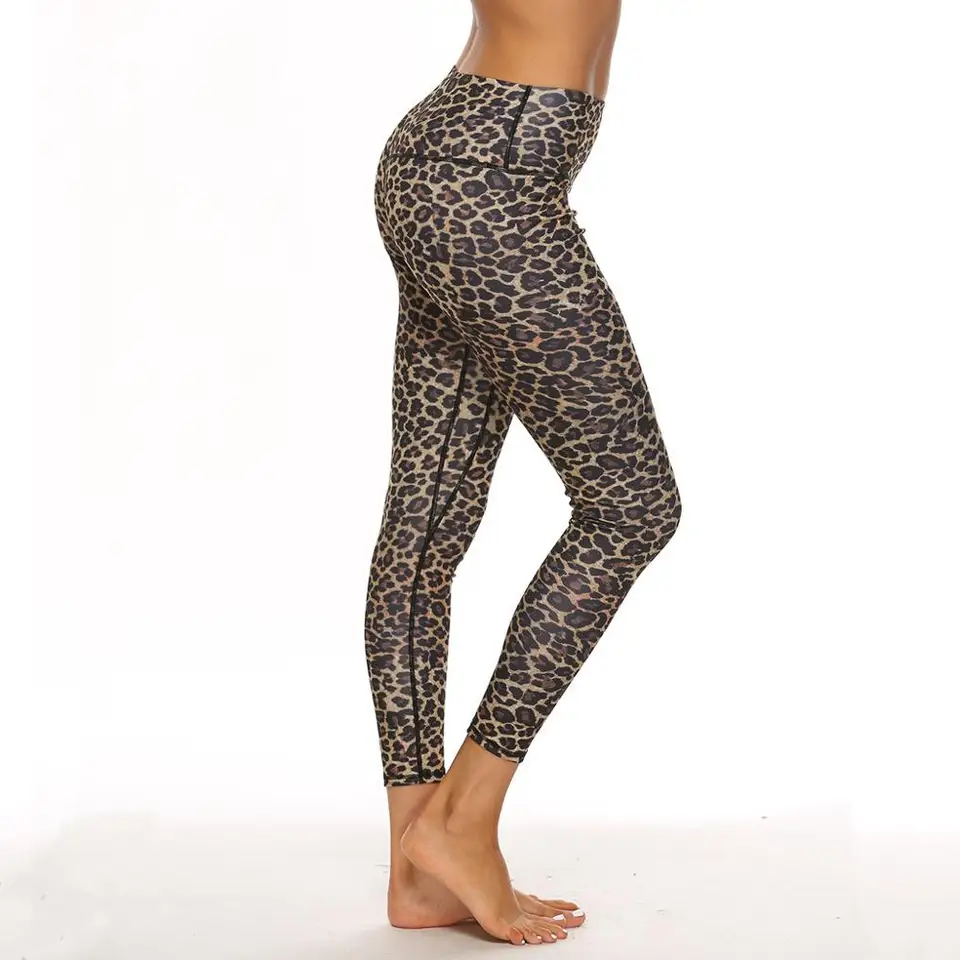 cheetah print yoga pants