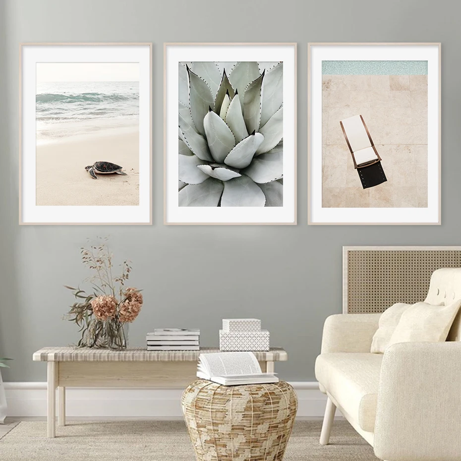 Modern-Swimming-Pool-Agave-Maldives-Beach-Seascape-Canvas-Painting-Wall-Art-Prints-Poster-Picture-Living-Room (1)