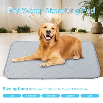 

Waterproof Pet Pee Pads Mat Dog Bed For Dog Urine Pads Puppy Pee Pad Reusable Cooling Mat Pet Dog Diaper Urine Pads