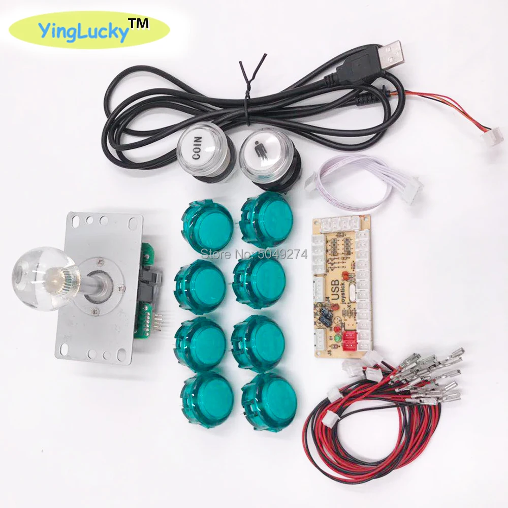 Аркадный джойстик DIY Kit Нулевая задержка Игровой Набор для творчества usb датчик ПК