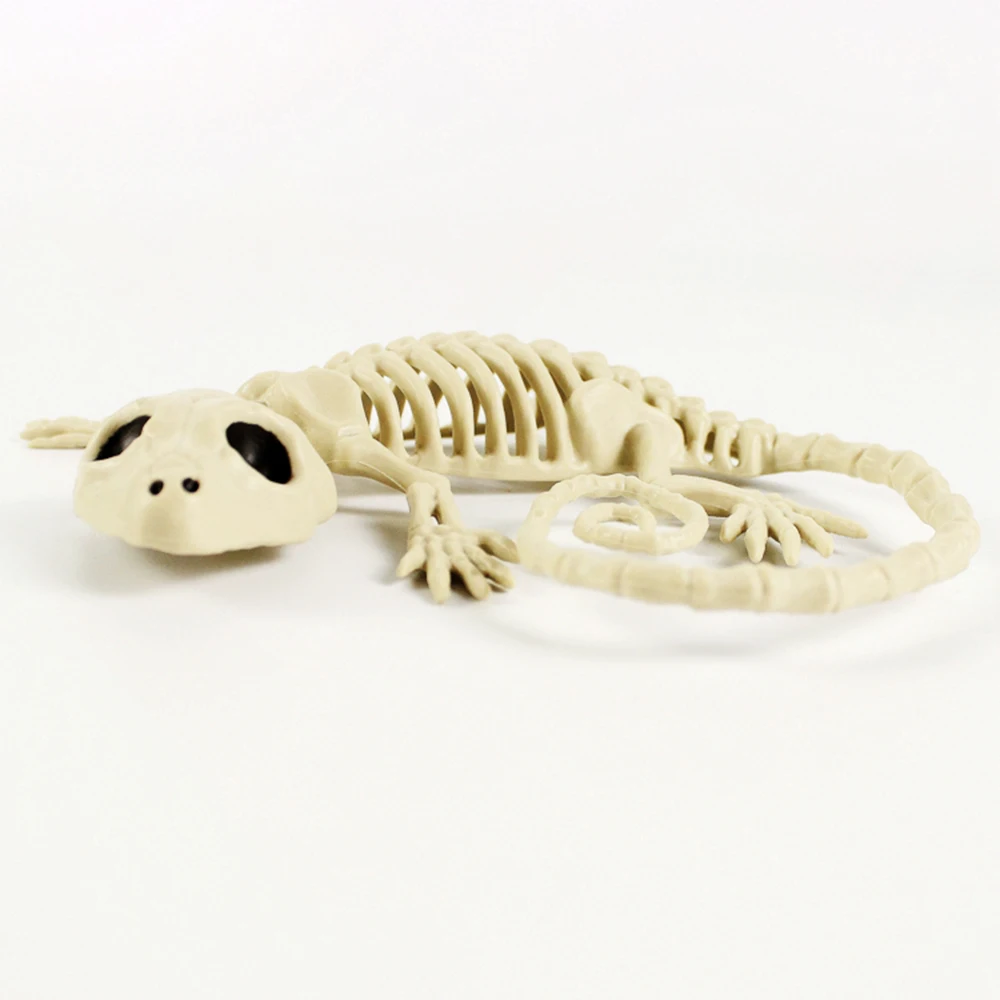 Хэллоуин Gecko Bone Bar жуткие пугающие игрушки Gecko модель страшный сценический реквизит страшный Gecko Скелет Животное украшение реквизит