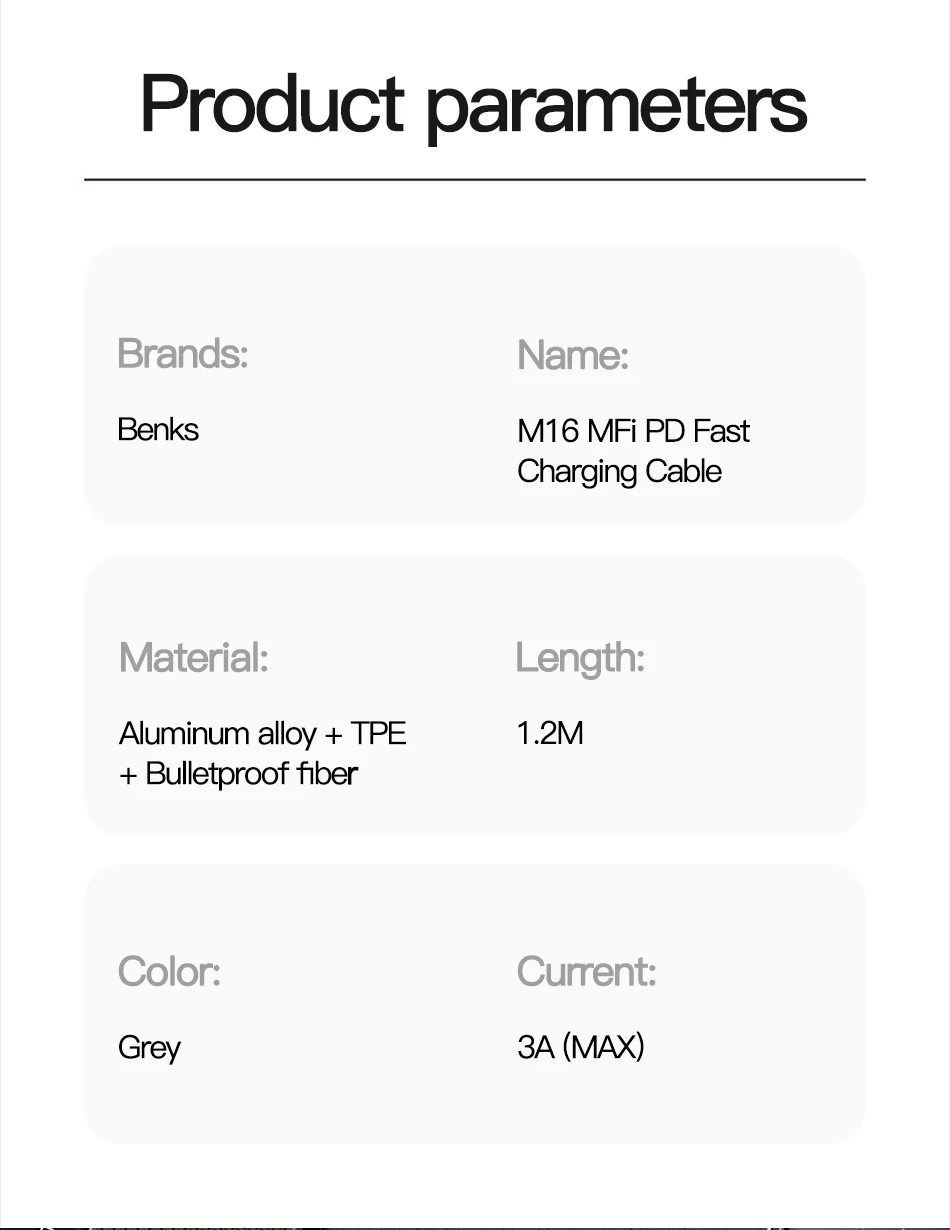 Benks 3A MFi кабель PD Быстрая зарядка для Iphone 11 Pro Max XS XR X 8 Plus для IPad Pro Air 3 mini type-C для Lightning