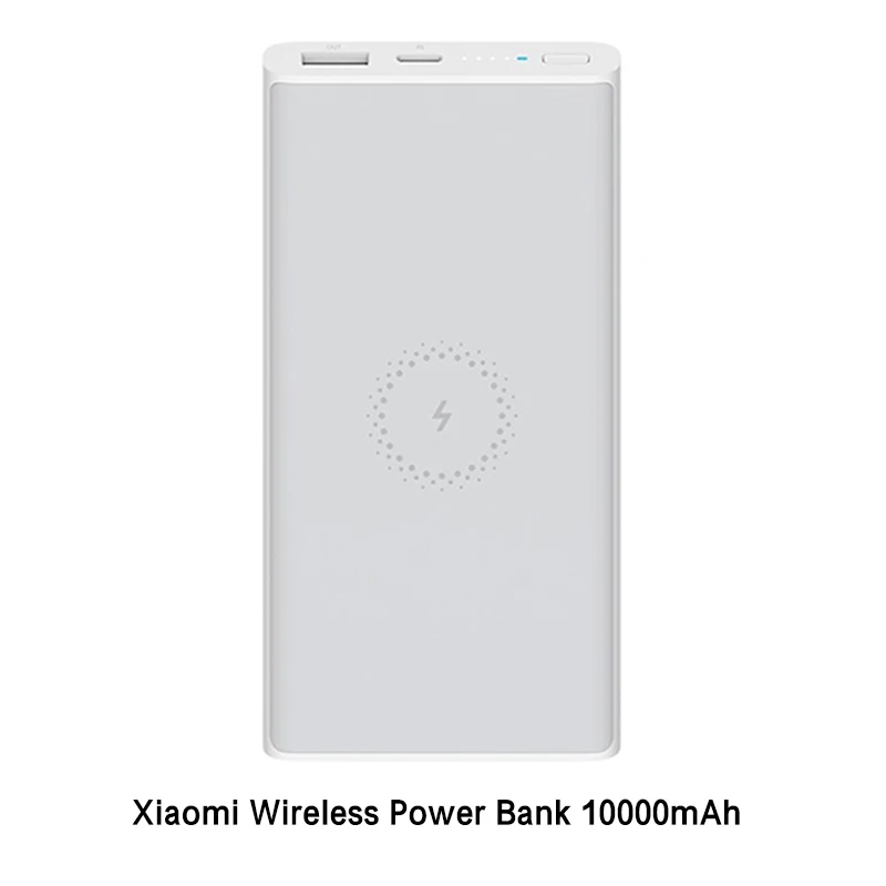 QC version white Xiao mi Беспроводной внешний аккумулятор 10000 мАч Qi Быстрое беспроводное зарядное устройство usb type C mi power Bank PLM11ZM портативное зарядное устройство - Цвет: QC version white