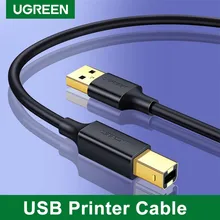 Ugreen USB Printer Cable USB Type B Male to A Male USB 2.0 Cable for Canon Epson HP ZJiang Label Printer DAC Printer High Speed