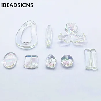 

New arrival! (choose Design) clear Aurora/AB effect beads for Headdress accessories Earrings parts,hand Made Jewelry DIY