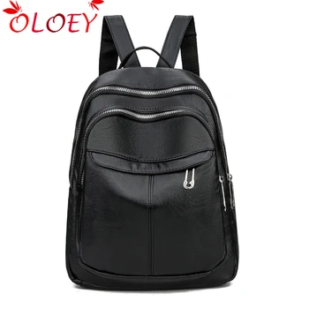 

Female Backpacks School Backpack Designer Classic Black Retro School Bags For Teenagers Mochilas Usb Backpack Rucksack 2020 new