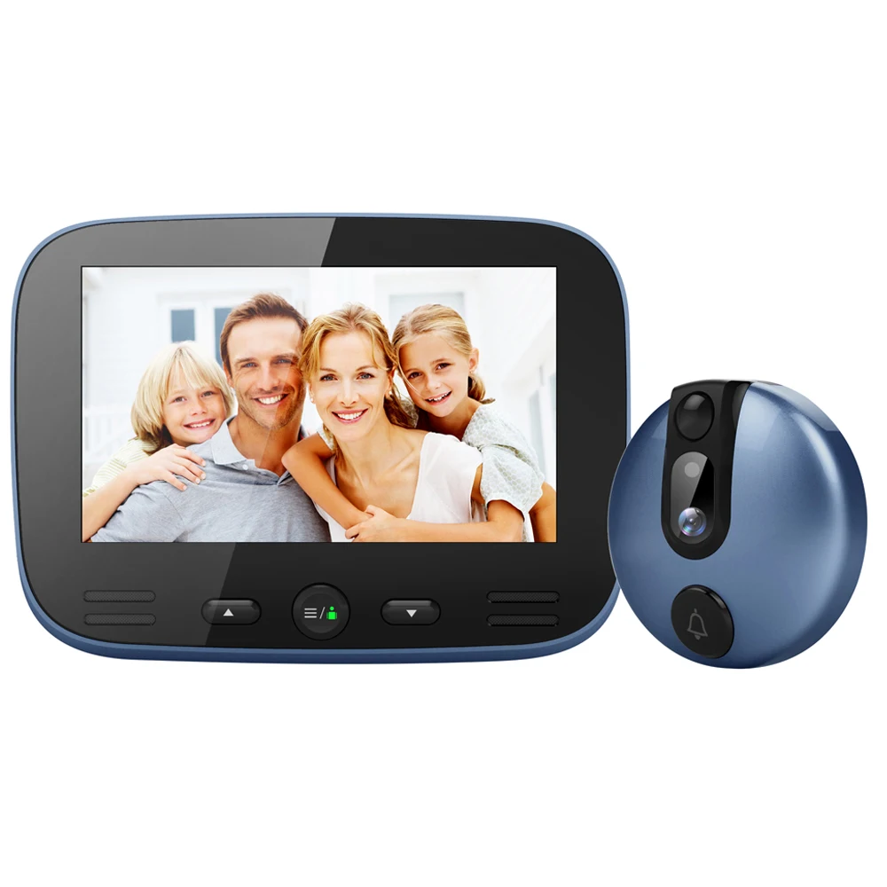 

Colorful Screen Smart Electronic Cat Eye 4.3 Inch LCD Video Doorbell Camera Viewer for Night Vision Motion Detection
