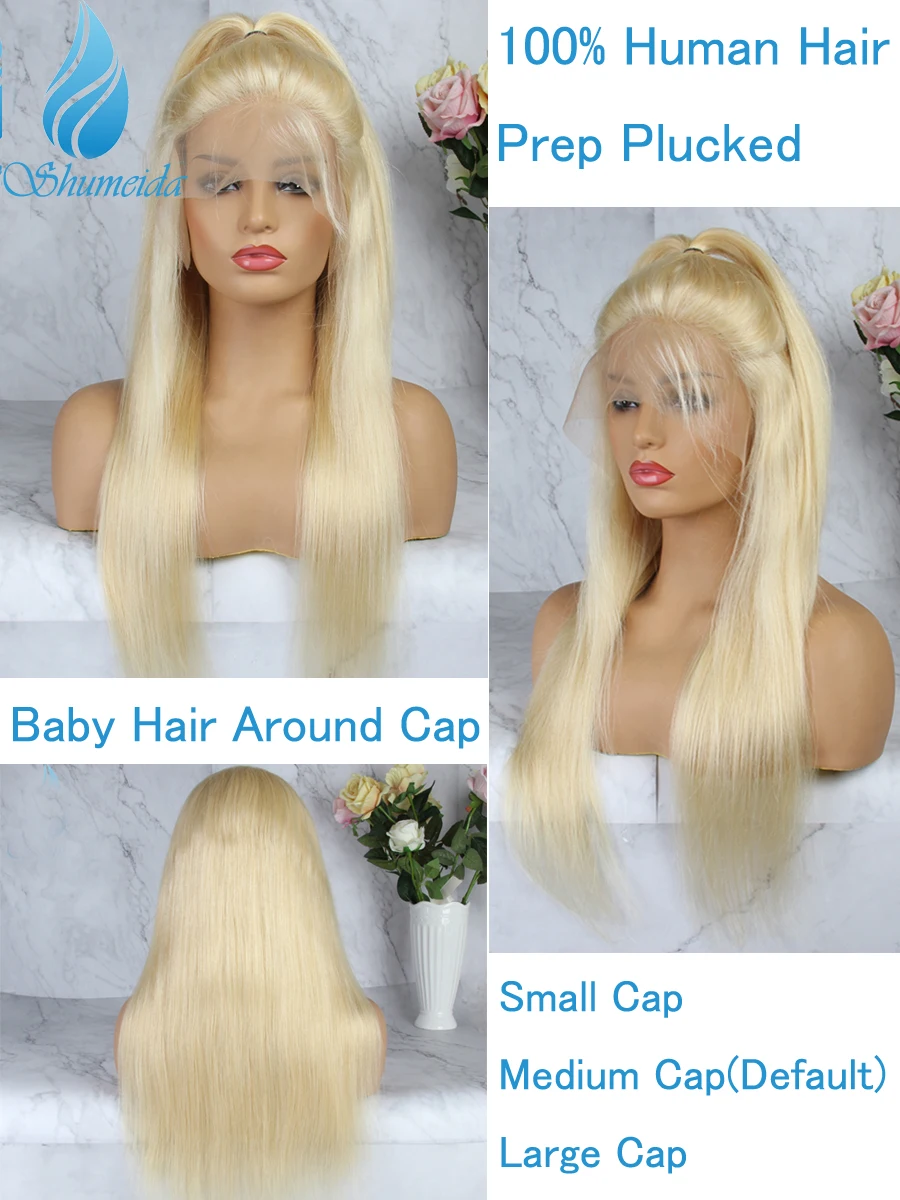 SHD 13*3 бразильские светлые волосы на кружеве, человеческие волосы, парик 613 цветов, парики с детскими волосами, отбеленные узлы, длинные прямые волосы, парики 180