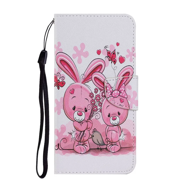 Elegant Painted Leather Wallet Flip Case - Premium Book-Style Cover