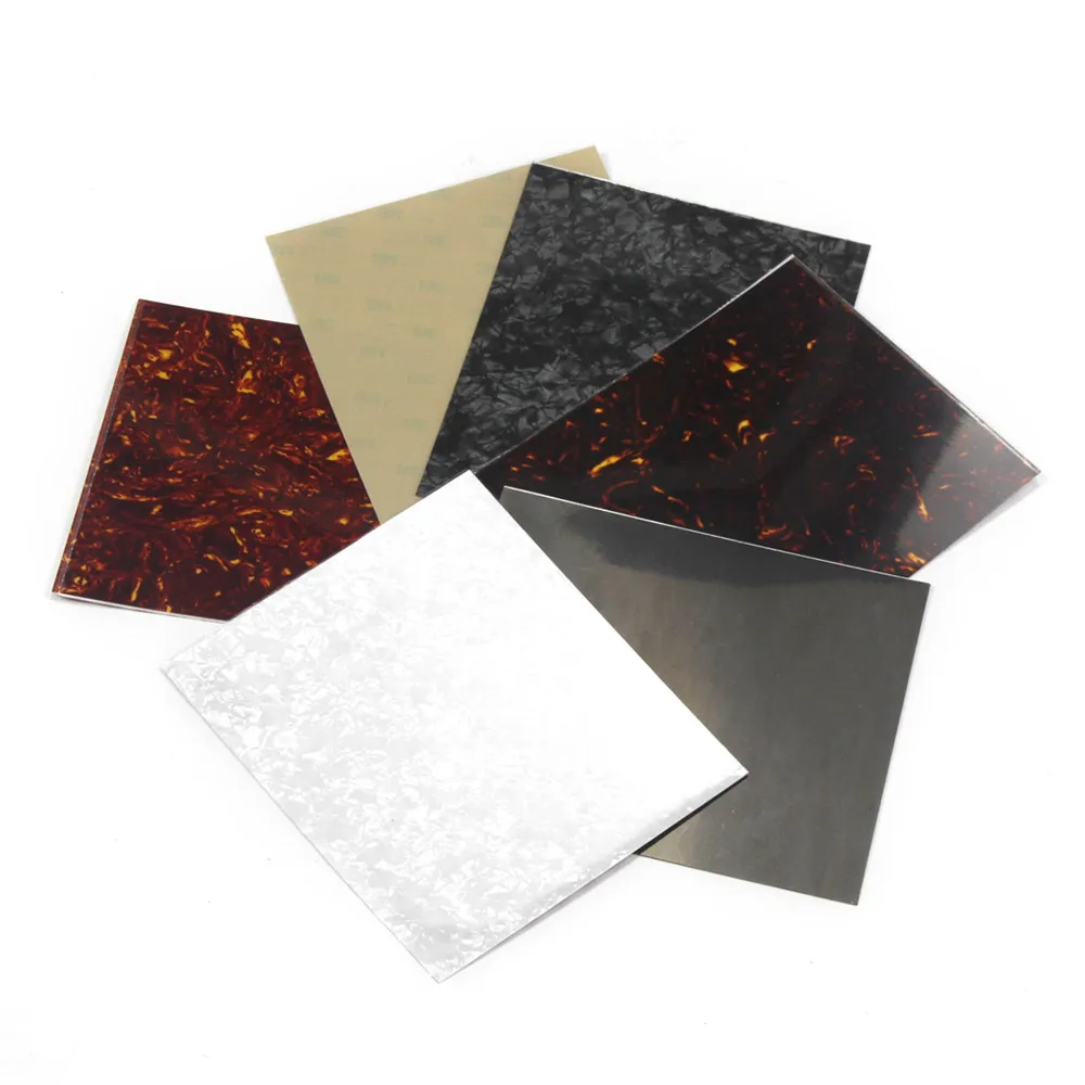 

Guitar Blank Pickguard Sheet Material Scratch Plate for Guitars DIY Custom Celluloid Dark Brown Tortoise Shell Accessories