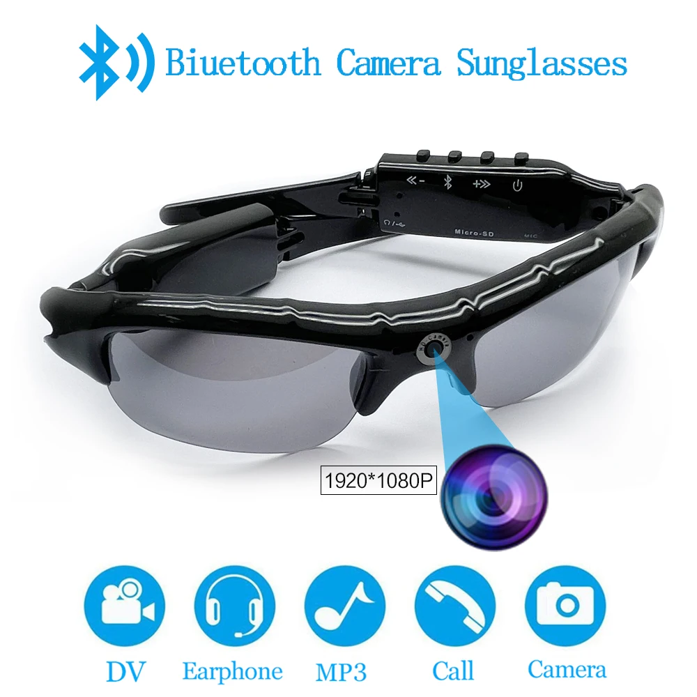 1080PHDGlassesCameraAudioVideoMiniRecorderOutdoorCycling