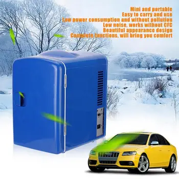 

12V 4L Mini Portable Car Refrigerator Multi-Function Auto Car Fridge Cooler Warmer Freezer Car Refrigerator Cooler