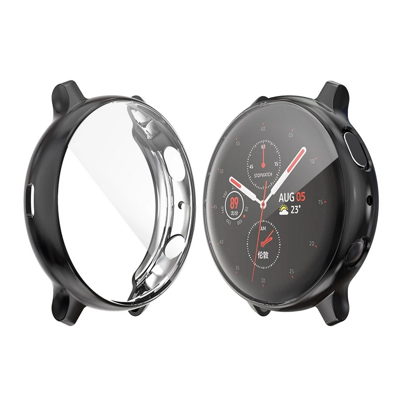 Защитный чехол для samsung galaxy watch active 2 Ультратонкий Мягкий силиконовый с полной