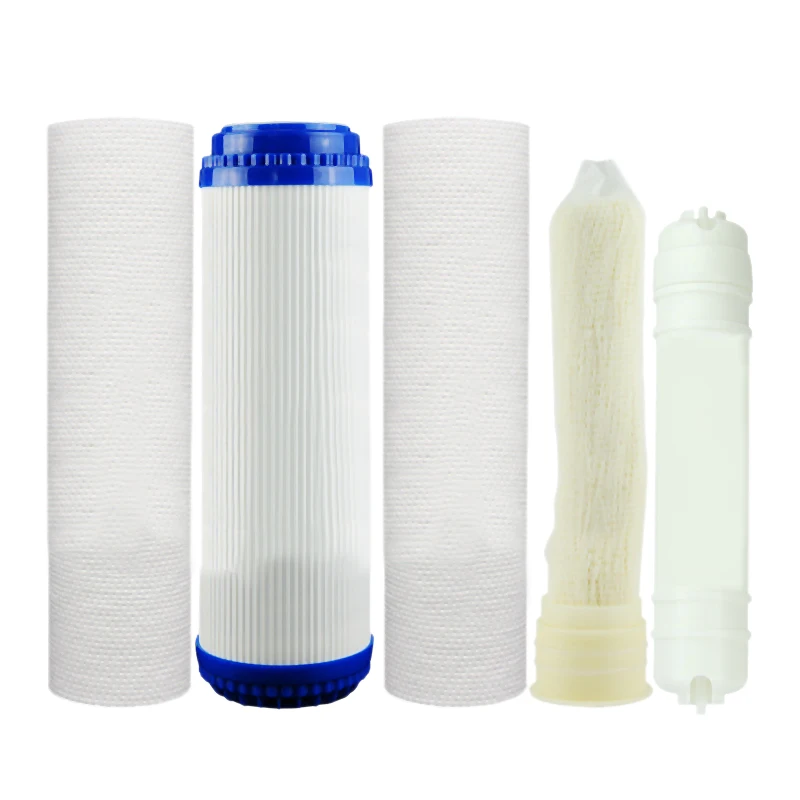 

5Pcs/Set 5 Stage Ultrafiltration Water Purifier Filter Replacement Cartridge Equipment with Universal UF Membrane Kit