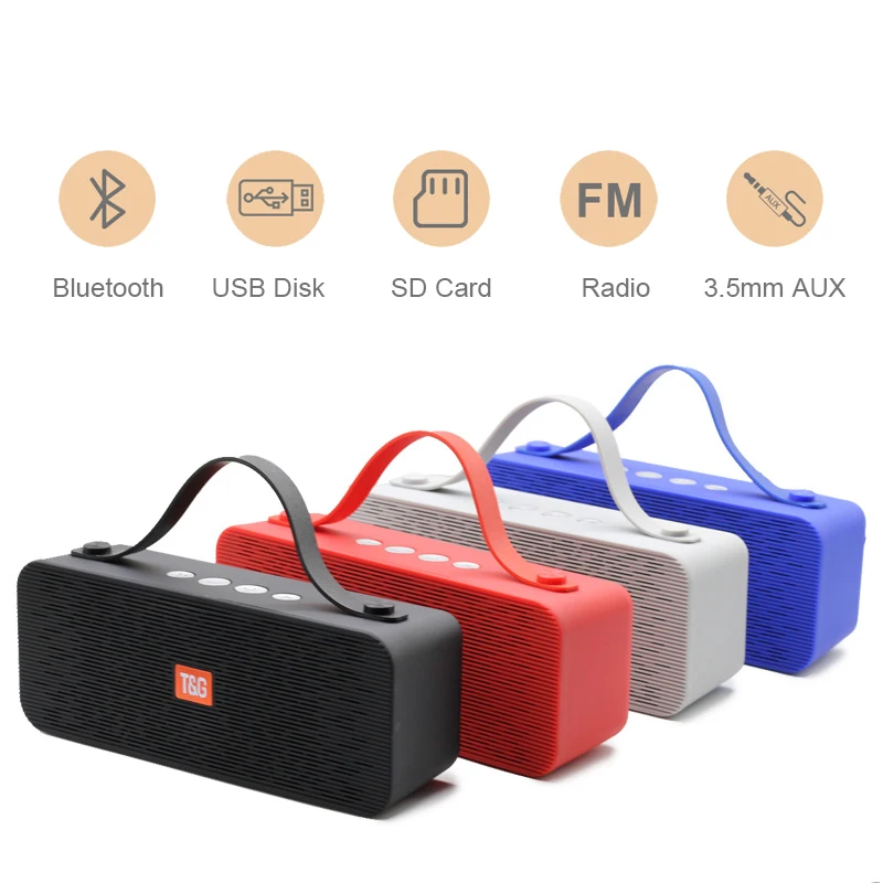 Беспроводная Bluetooth Колонка TG521 Портативная колонка со встроенной литиевой