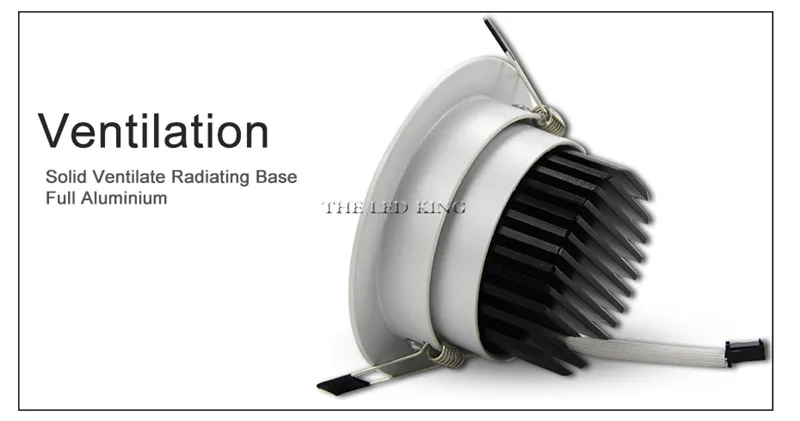 Dimmable 360 Angle Rotatable LED Ceiling Spot Light 5W 7W 10W 12W 15W round LED Recessed Downlight with AC 85-265V LED Driver