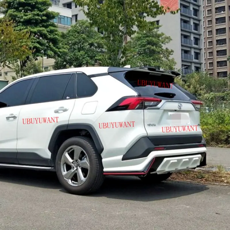 Для Toyota RAV4 спойлер высокого качества ABS Материал автомобиля Resr крыло спойлер по праймер цвет