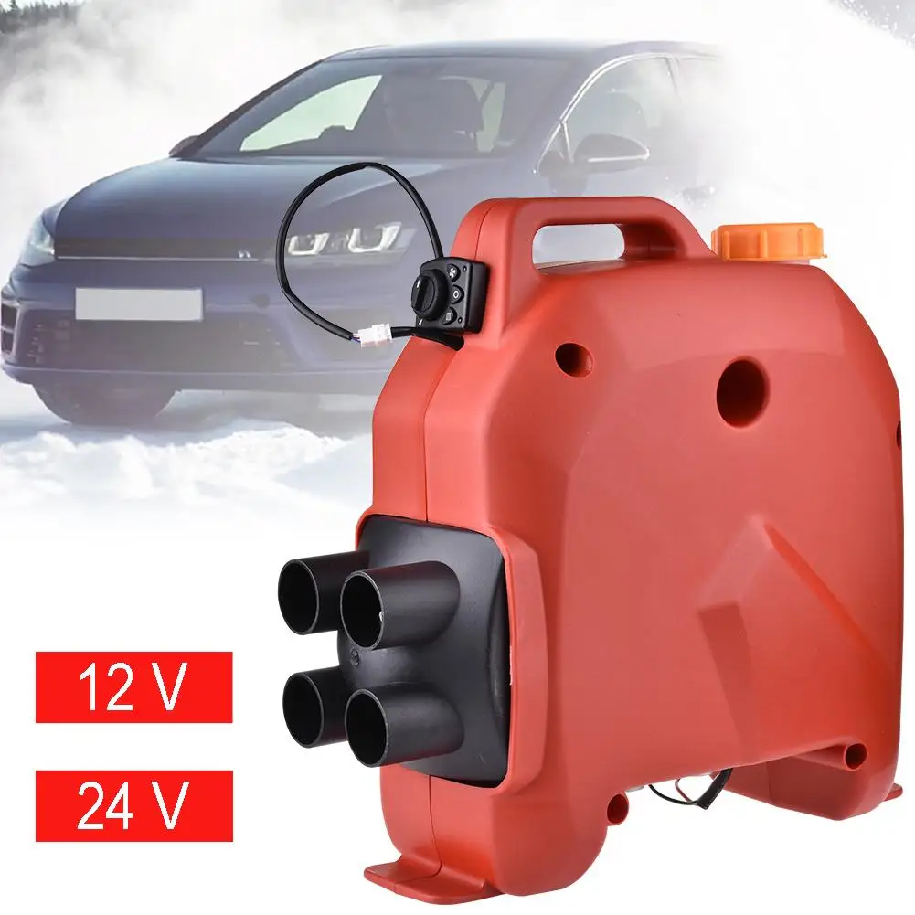 Online 5KW de aparcamiento de coche calentador de combustible 12V 12 V 24 V aire calentador diesel para barcos RV camiones autobuses furgonetas alquiler de coches calentador de aire