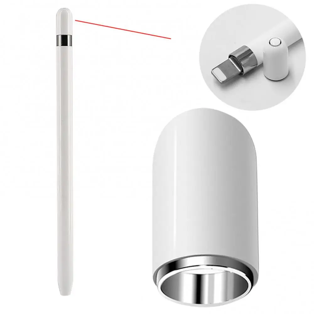 Magnetic Replacement Pencil-Cap For Apple Pencil 1 Pencil1 Screen Status Touch Pen on the Pensil 1st adsorption spare pen caps apple pencil nib pencil nib pencil tips