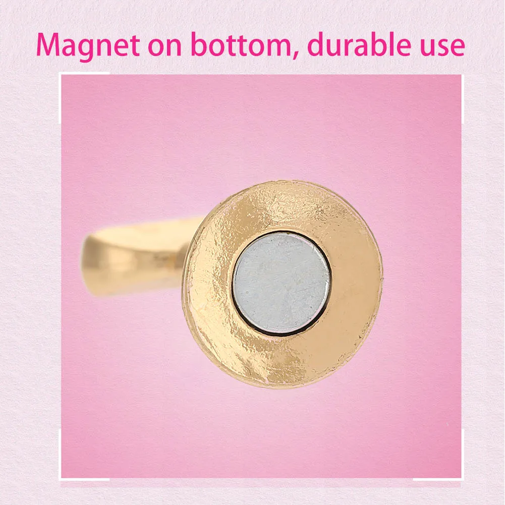 Rhinestone Magnetic Base DIY Nail Art Practice Training Display Stand Holders