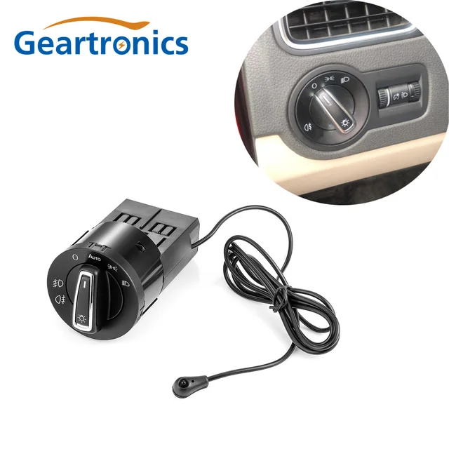 US $23.45 AUTO golf mk4 Headlight golf mk5 light Switch Light Sensor Module For Volkswagen Golf Mk4 Passat Po