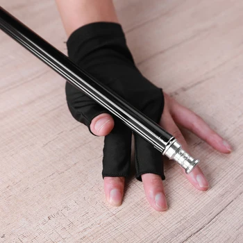 

5pcs Snooker Billiard Gloves Three 3 Finger Left Hand Elastic Gloves for Men Women Pesca Tackle Snooker Billiard Accessories