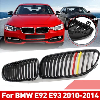 

Car Front Center Wide Kidney Hood Grille Shiny Gloss Black Grill for BMW 3 series E92 E93 2010 2011 2012 2013 2014 2015 2 Door
