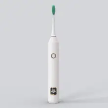 Новинка, для взрослых, 3 режима, Sonic, перезаряжаемая, водонепроницаемая, с таймером, батарея, Электронная, зубная щетка, водонепроницаемая, перезаряжаемая, на батарейках