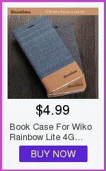 Чехол-книжка для Wiko Rainbow Lite 4G, роскошный кожаный чехол для телефона, силиконовая задняя крышка для Wiko Rainbow Lite, 4G, деловой чехол